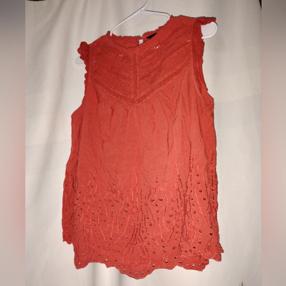 Torrid burnt orange Blouse